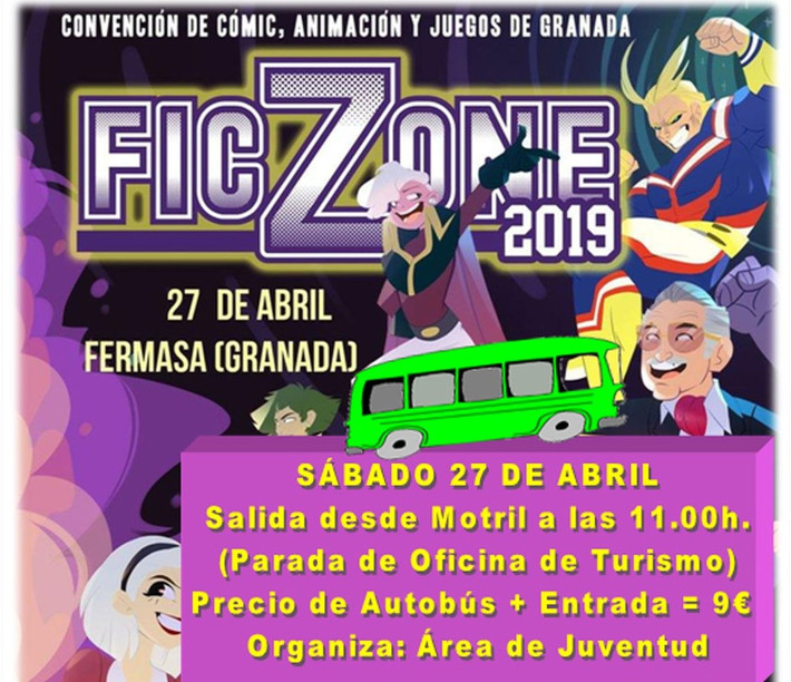 El área de Juventud organiza un viaje a FICZONE 2019 por 9 euros el próximo 27 de abril